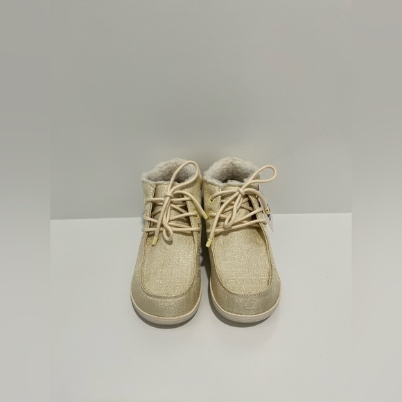 SO Buttercream Rose Gold Chukka Girls boots size 3 - Picture 1 of 7